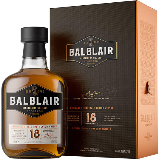 Balblair 18 Yo 0,7L 46%