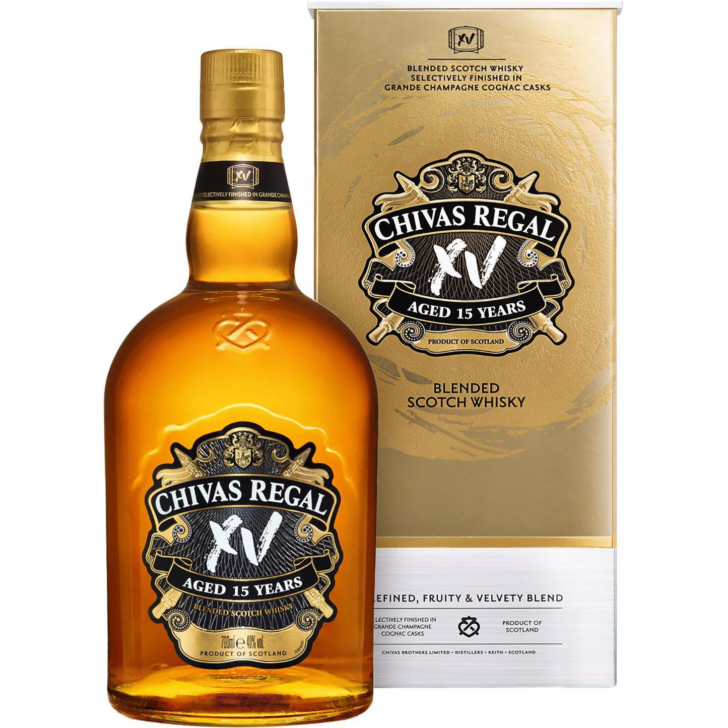 Chivas Regal 15 Yo 0,7 Złota Puszka/Kartonik