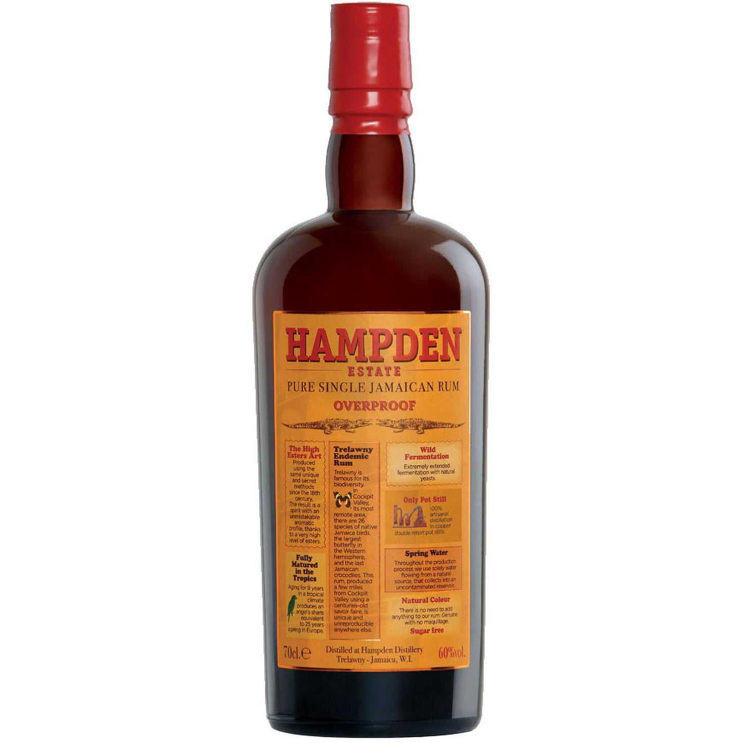 Hampden Est Overproof Jamaican Rum 60% 0,7