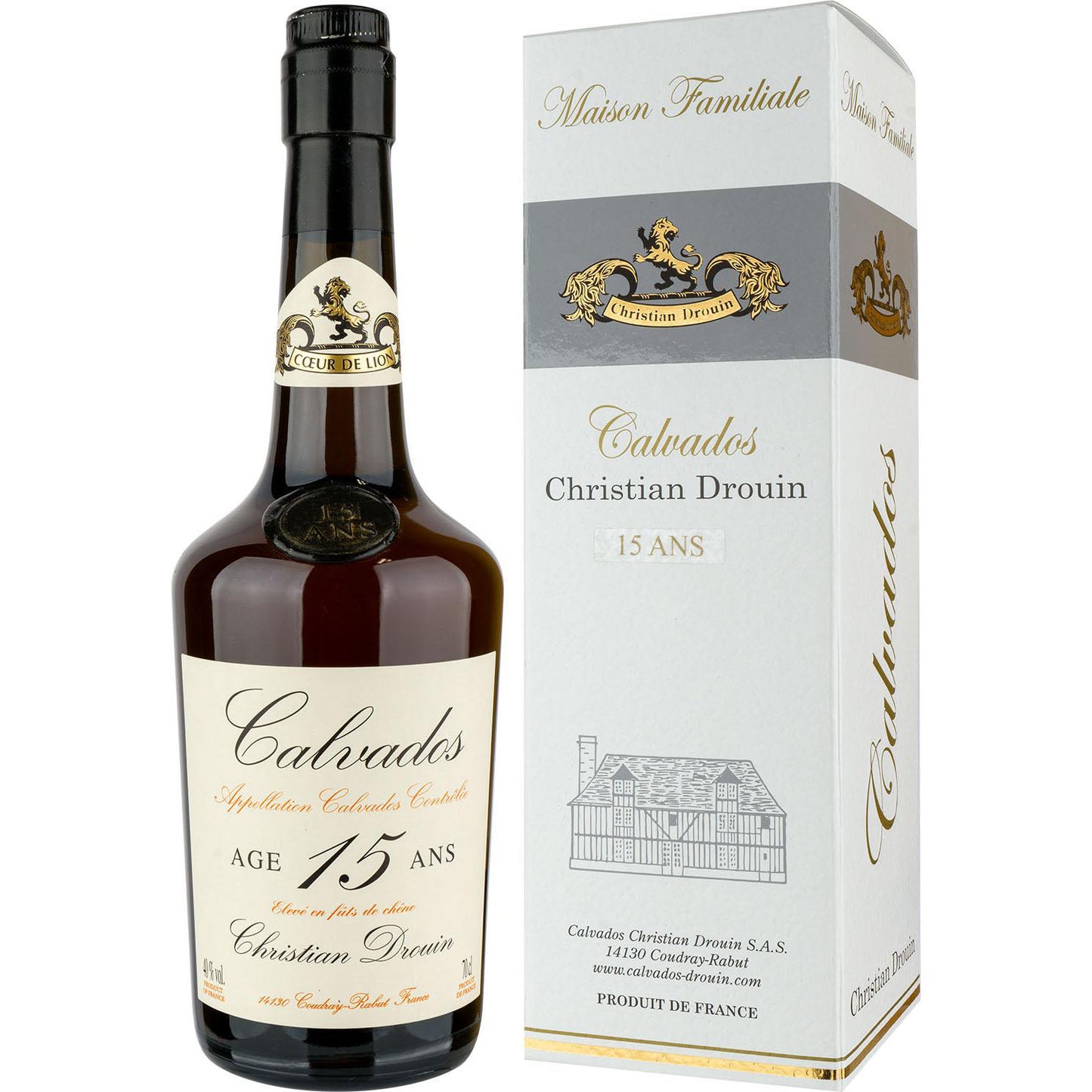 Calvados Drouin 15Yo 0,7L 40% Kartonik