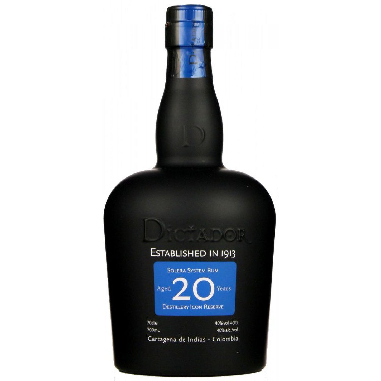 DICTADOR RUM 20'YO 40% 0,7L GOLY