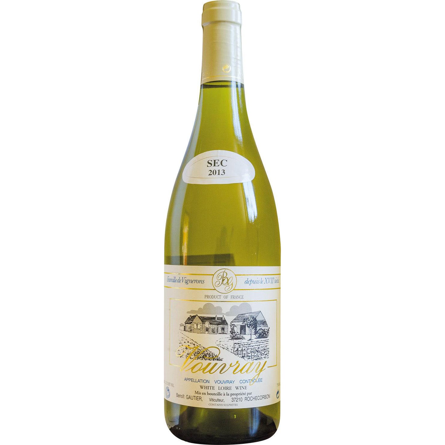 Vouvray Tranquille Sec 0,75 2018 Gautier