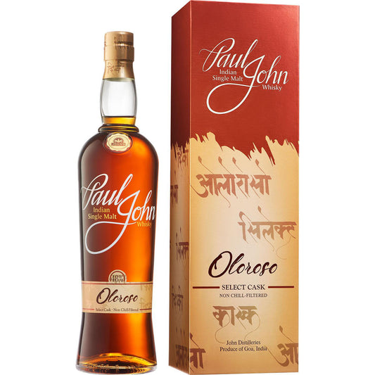 Paul John Single Malt, Oloroso 0,7L 48% Kart.