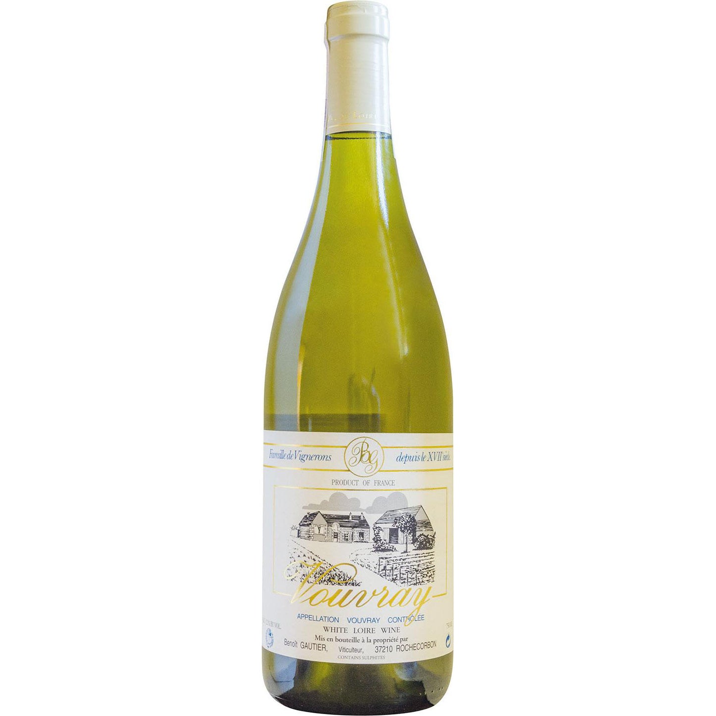 Vouvray Tranquille Demi Sec 0,75 2018 Gautier