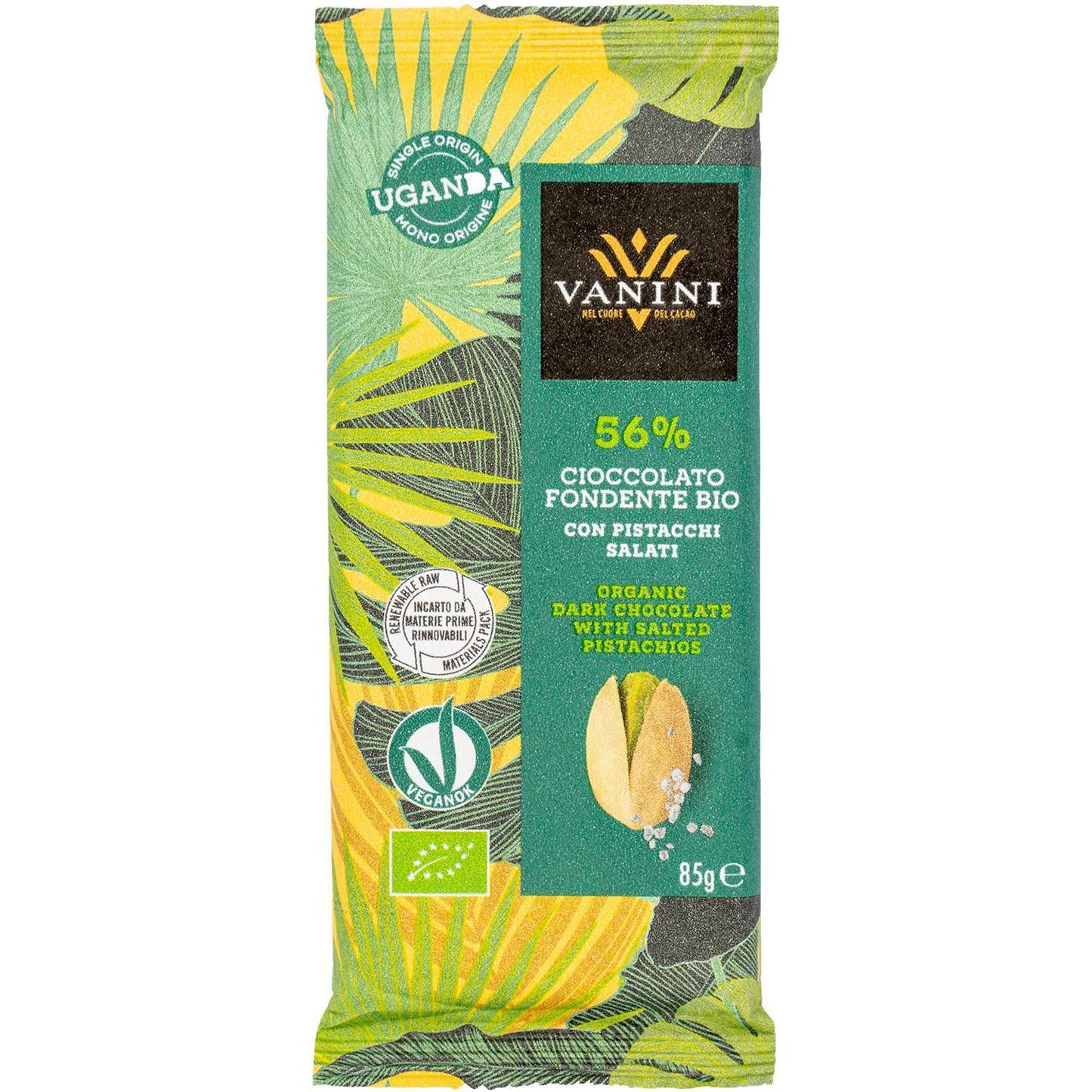 Vanini Organic 56% Dark Pistachio 7362