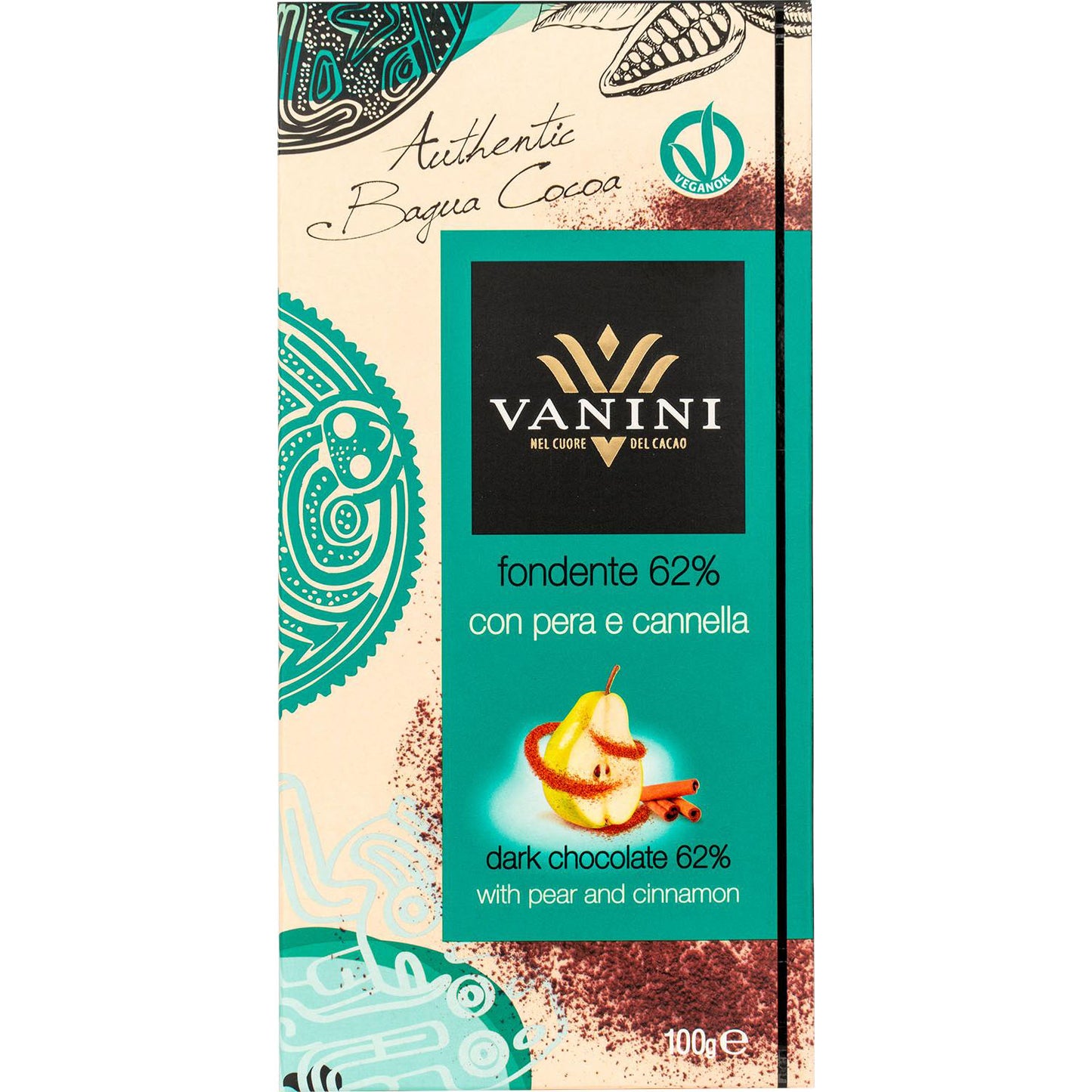 Vanini Dark 62% Pear & Cinnamon 7179