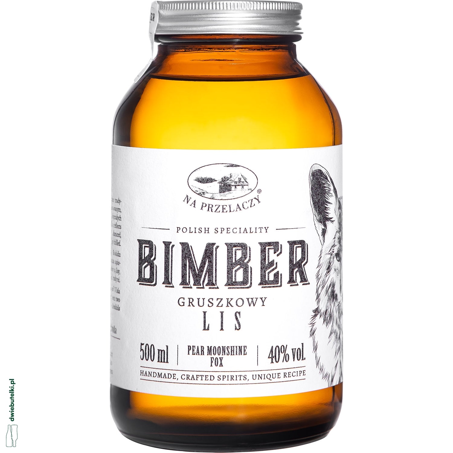 NA PRZELACZY BIMBER LIS 0,5L 40%