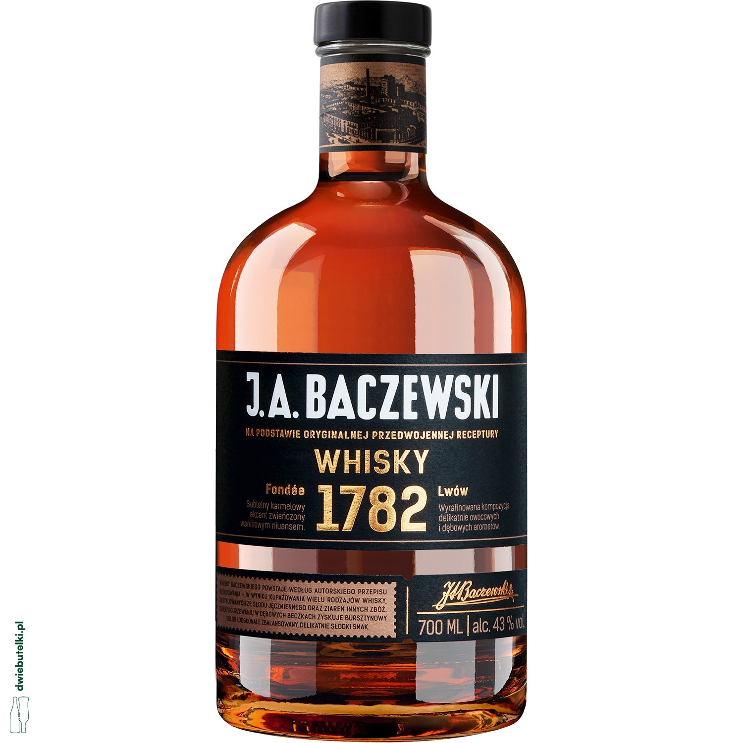 BACZEWSKI WHISKY 0,7L 43 % TUBA