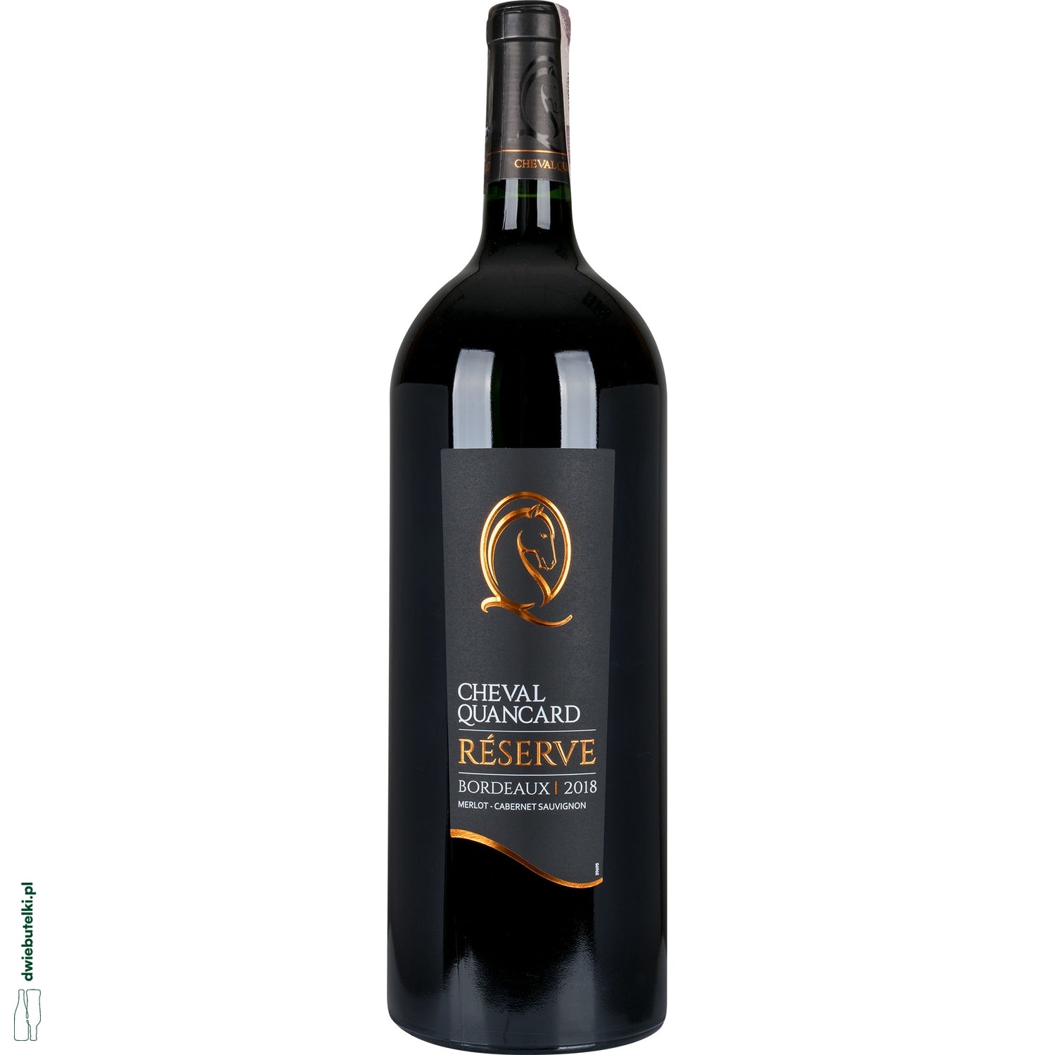 BORDEAUX RESERVE MERLOT/CABERNET SAUVIGON CHEVAL QUNCARD 2018