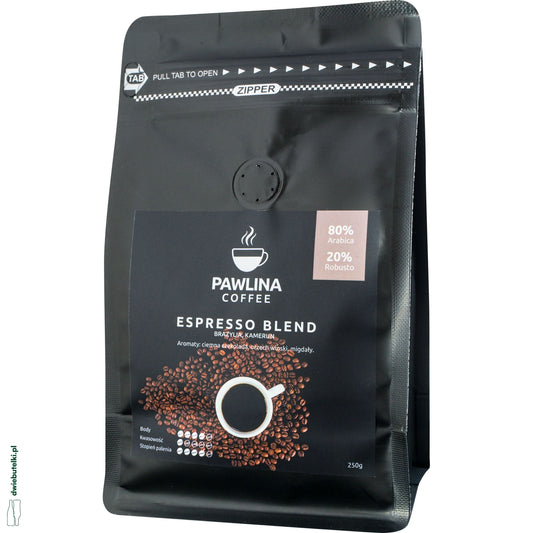 PAWLINA COFFEE 80% ARABICA 20% ROBUSTO 250G 20260902