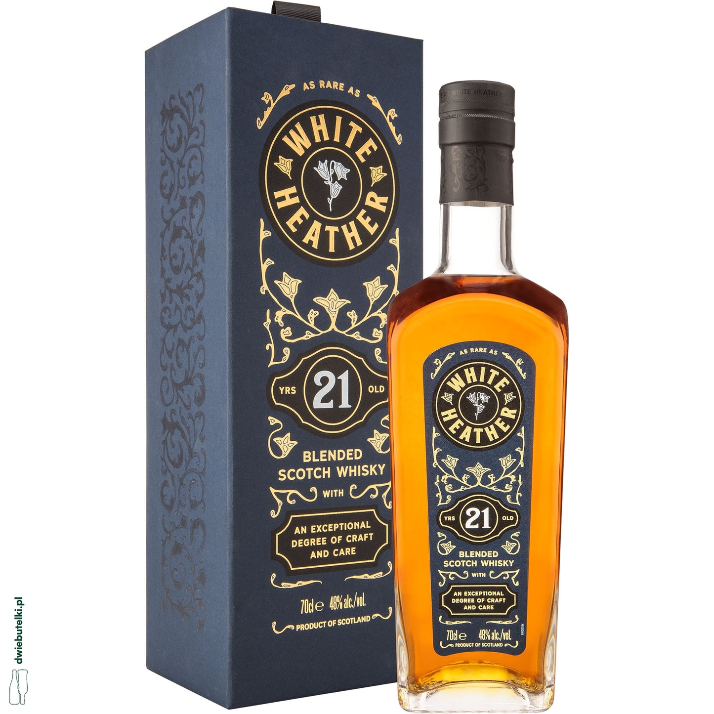 WHITE HEATHER BLENDED 21YO 48 % 0,7
