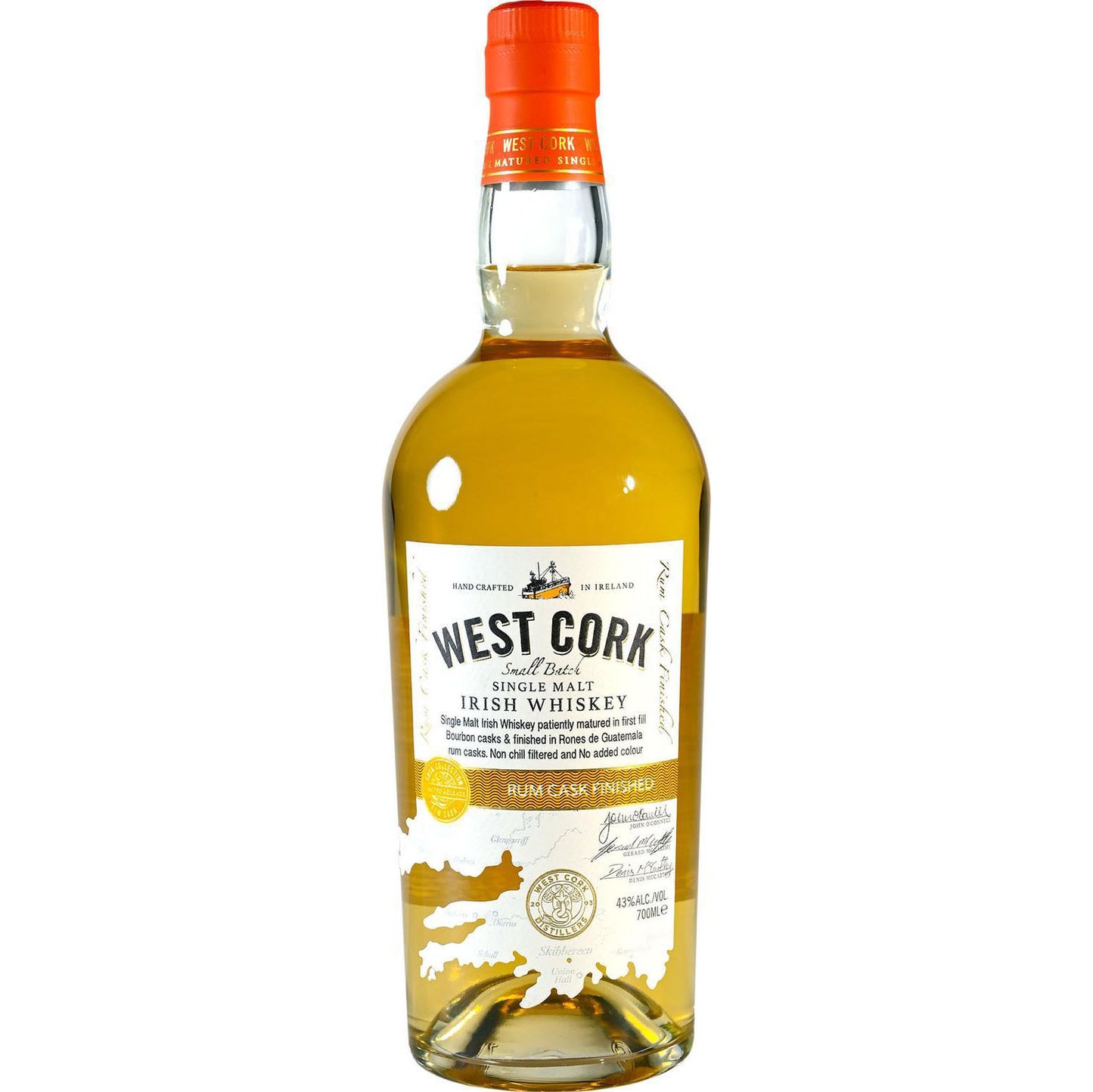 West Cork Rum Cask Malt 0,7 Kartonik 43%