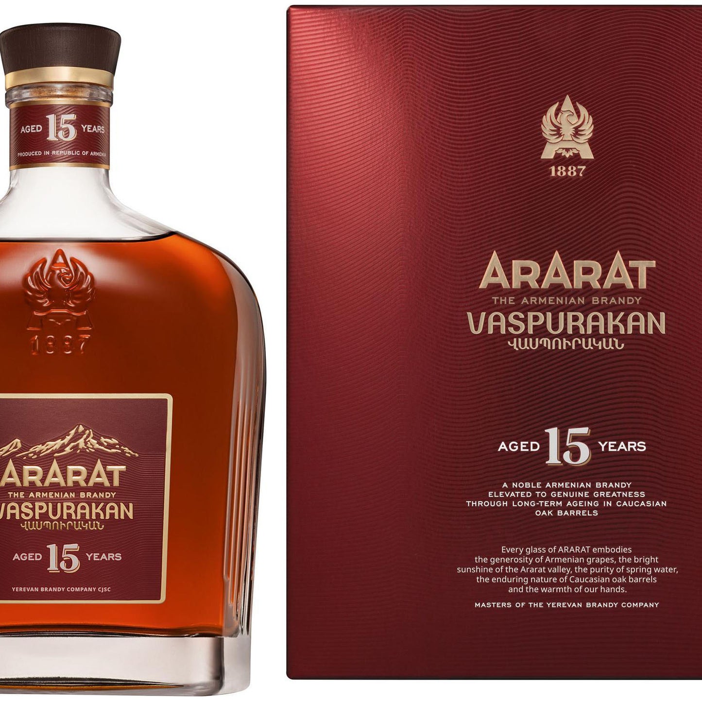 Ararat Vaspurakan Aged 15 Years 0,7L Karton New