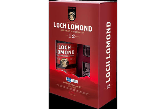 Loch Lomond 12Yo 0,7L 46% + 2 Szklanki Kartonik