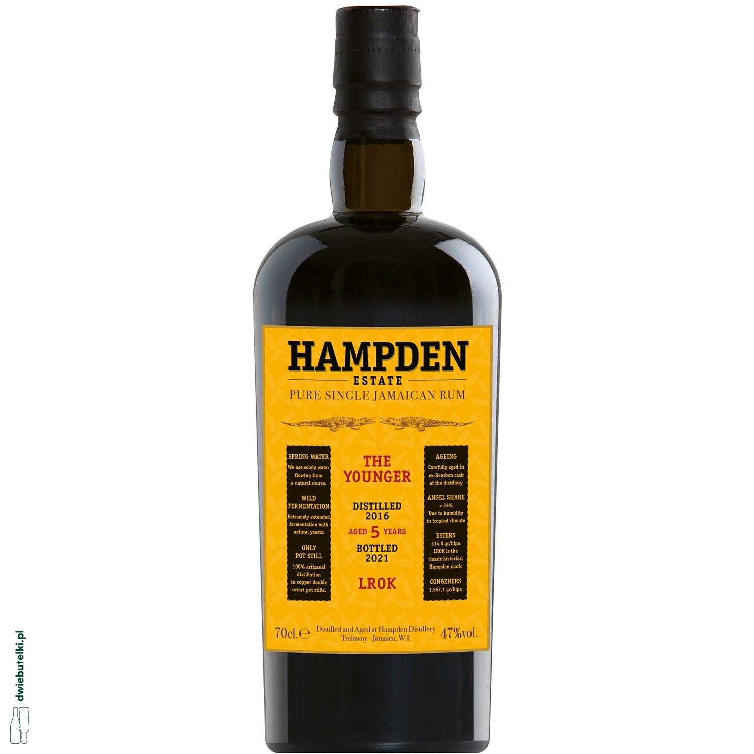 HAMPDEN 2016 LROK YOUNGER JAMAICAN RUM 47% 0,7
