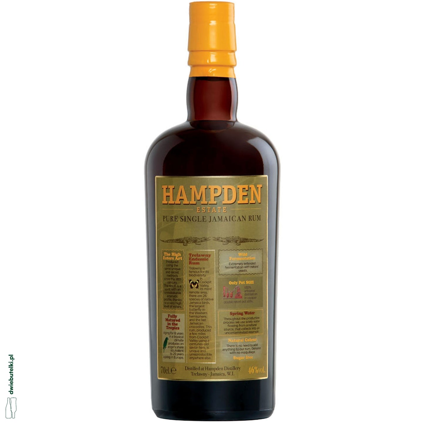 HAMPDEN ESTATE JAMAICAN RUM 8YO 46% 0,7