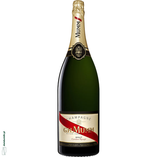 MUMM CORDON ROUGE 0,75 + KIELISZKI