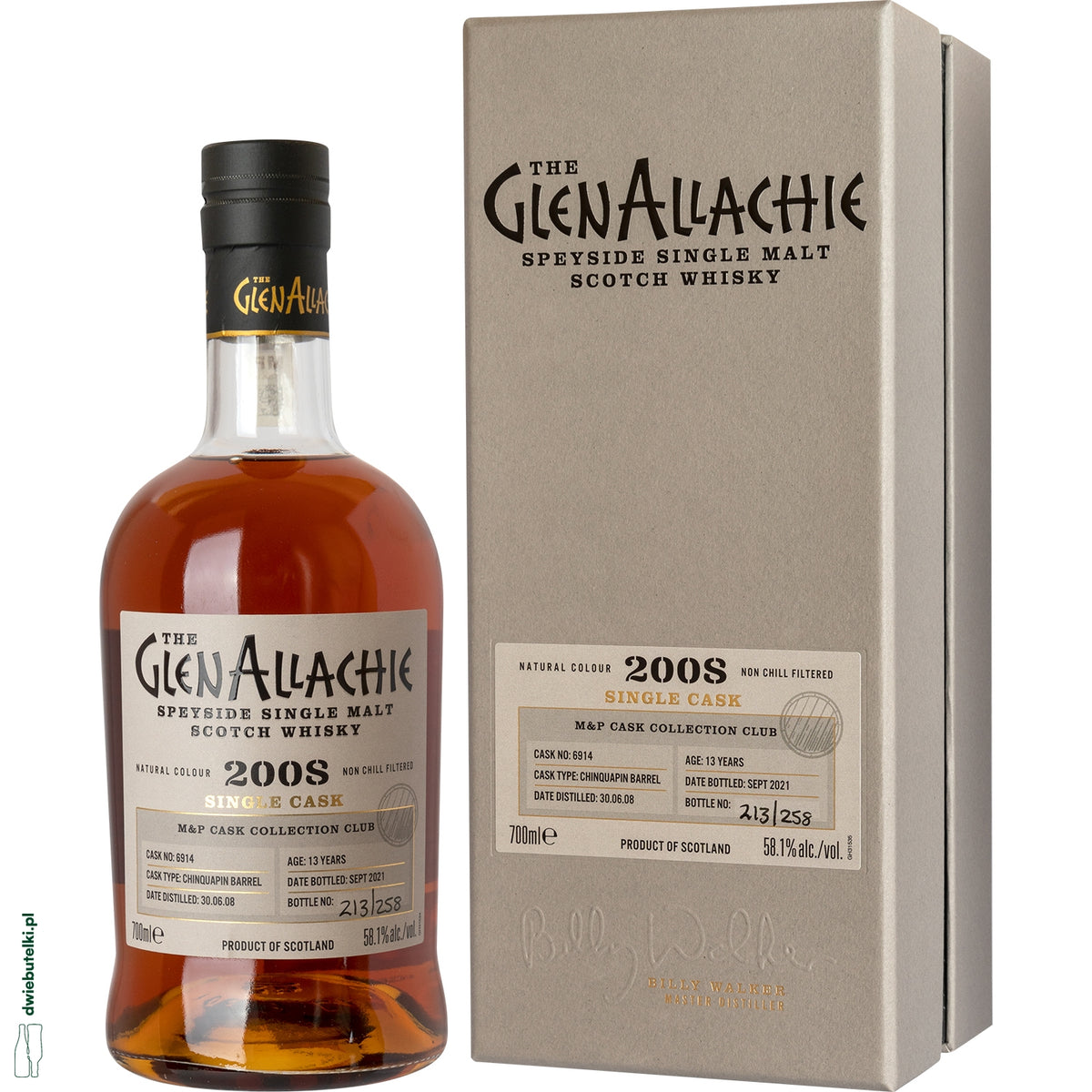 GLENALLACHIE 2008 58,1% CASK 6914 0,7L