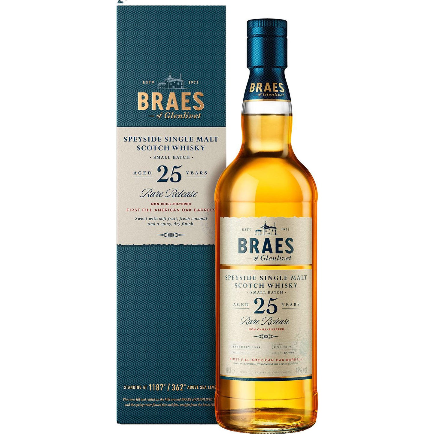 Braes Of Glenlivet 25Yo 0,7 48%