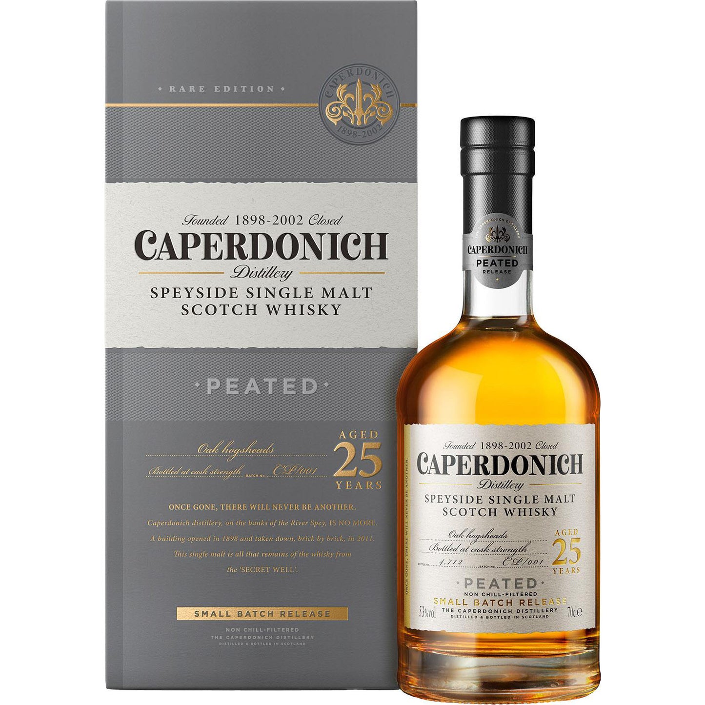 Caperdonich Peated 25Yo 0,7 45,5%