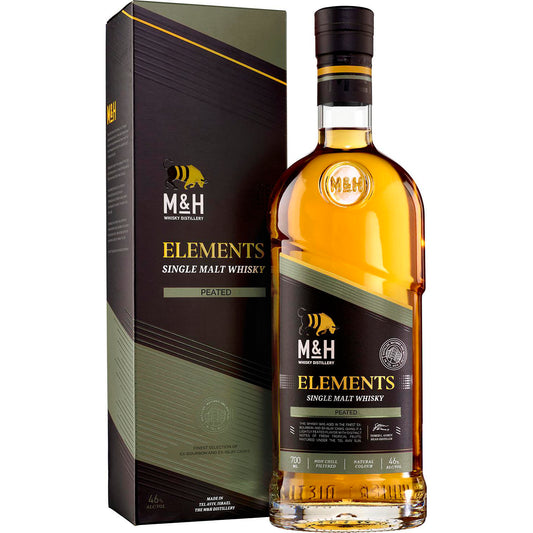 M&H Elements Peated Single Malt 0,7 46%