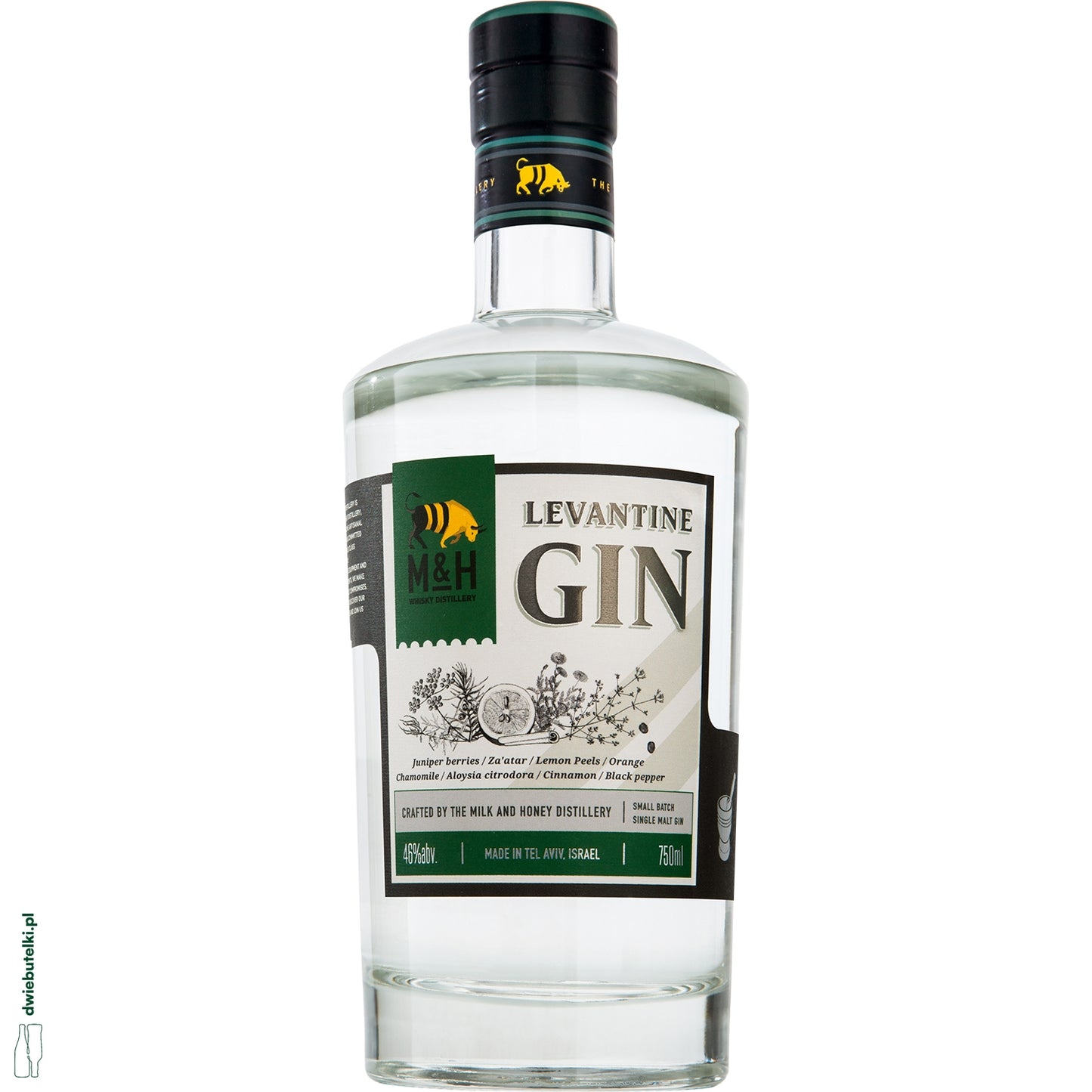 M&H SINGLE MALT LEVANTINE GIN 0,7 46%