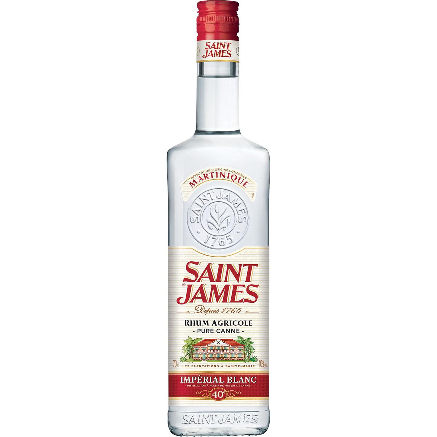 St James White 40% 0,7 Rum