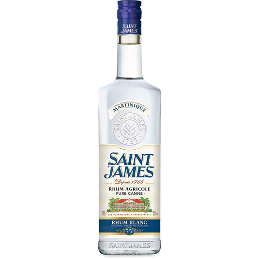 St James White 55% 1L Rum