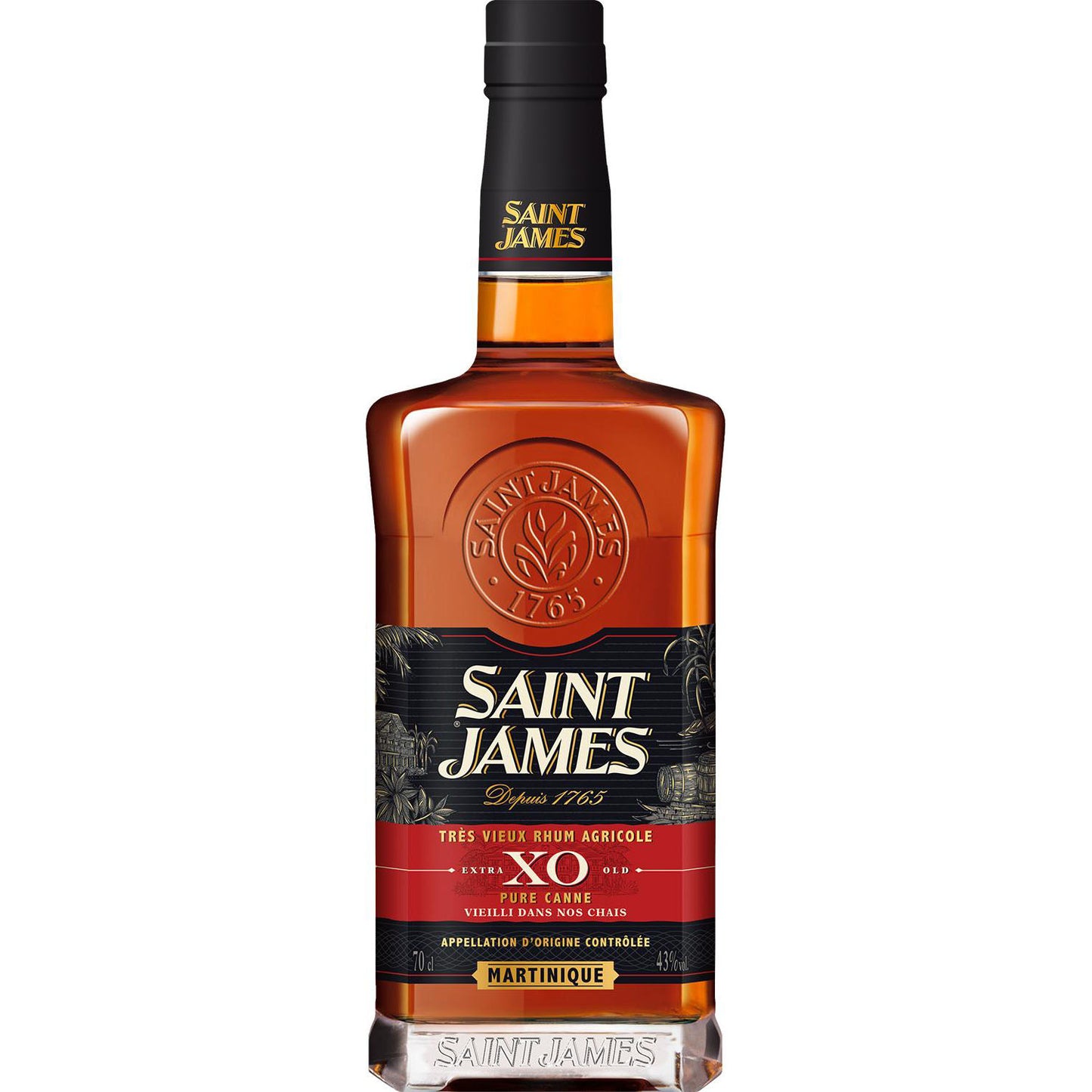 St James Vieux Xo% 43% 0,7L Rum Kartonik