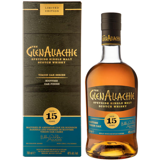 Glenallachie 15Yo Virgin Oak Scottish 48% 0,7L Kartonik