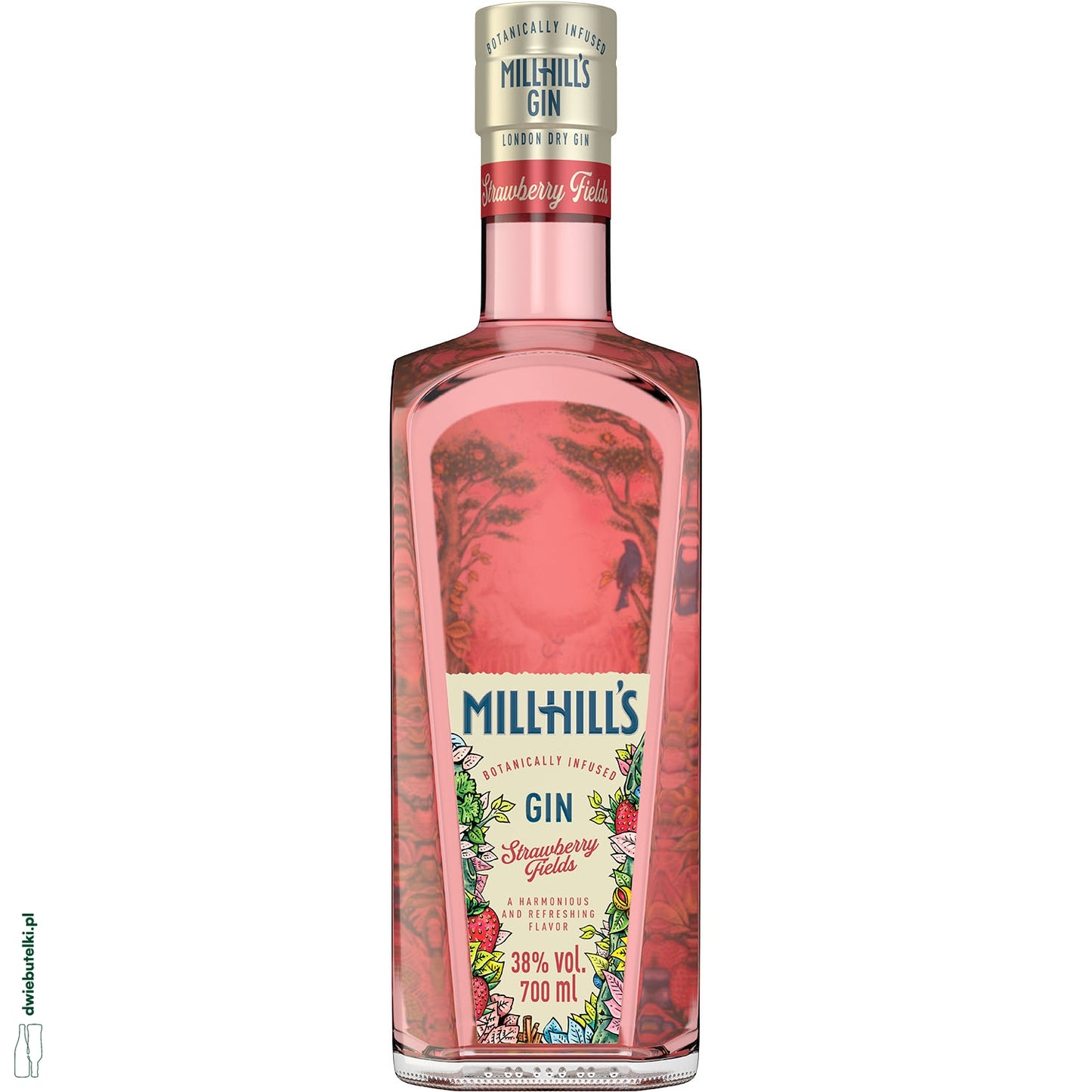MILLHILL'S GIN STRAWBERRY FIELDS 0,7