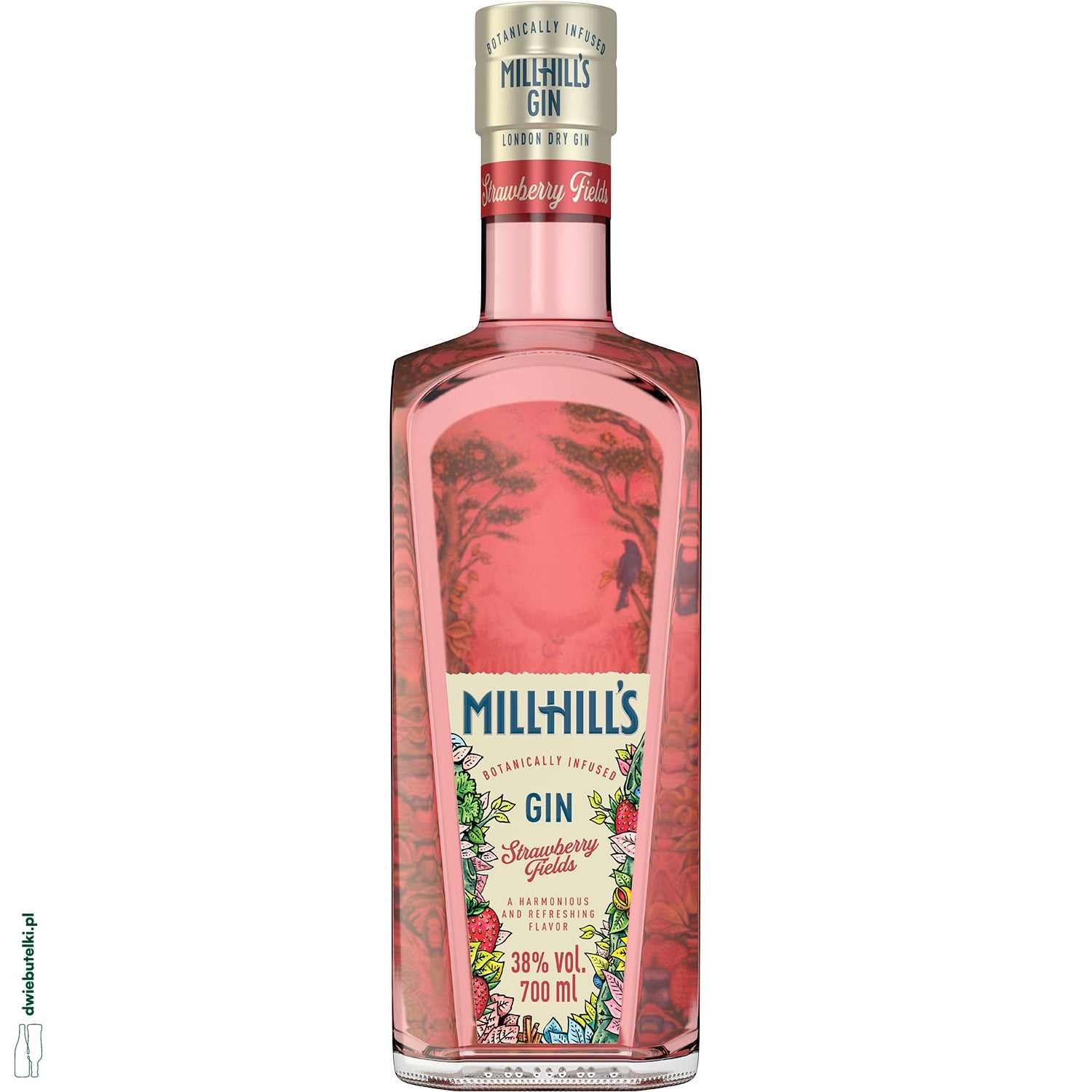 MILLHILL'S GIN STRAWBERRY FIELDS 0,7