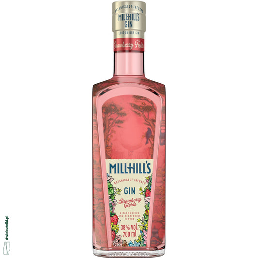 MILLHILL'S GIN STRAWBERRY FIELDS 0,7