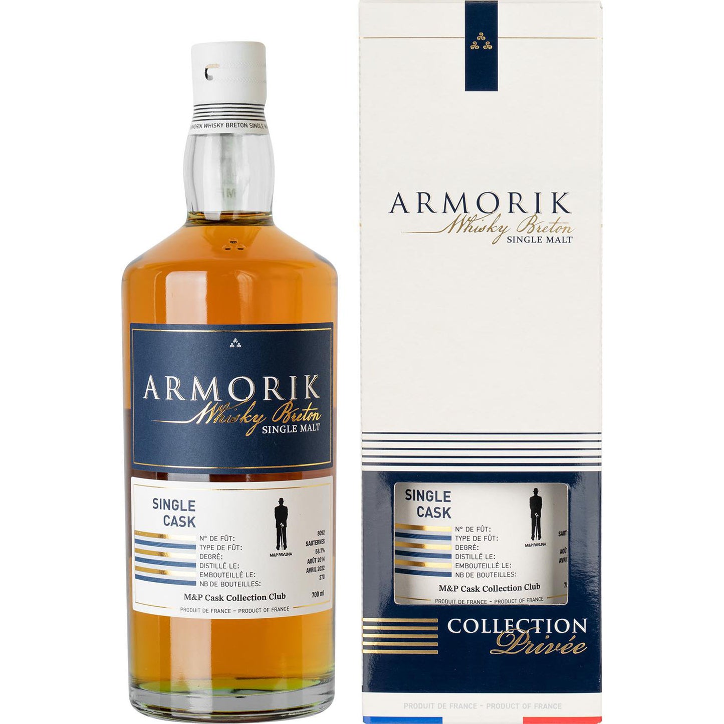 Armorik Single Cask M&P Collection Club 0,7 58,7%