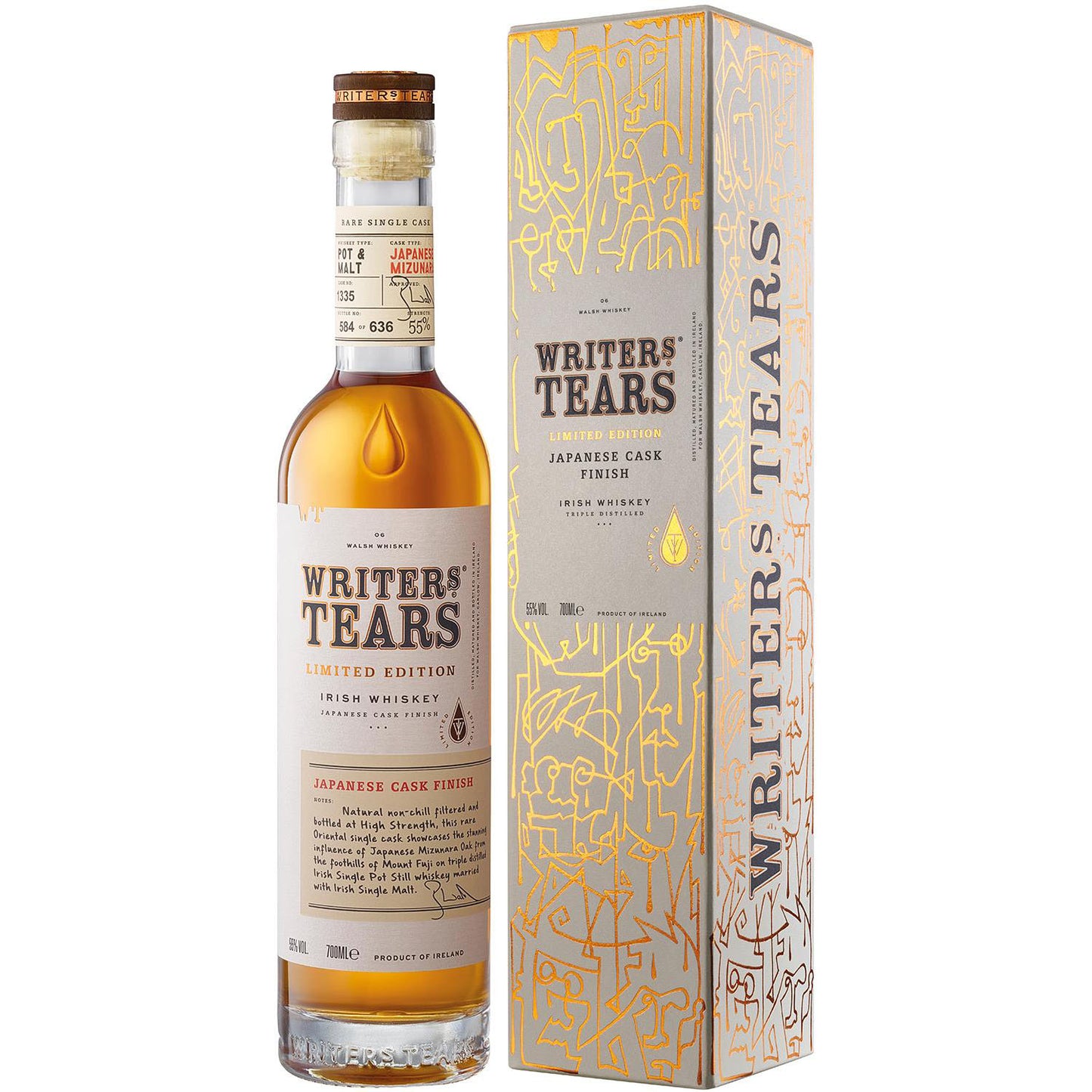 Writers Tears Japanese Cask Finish 0,7L 55% Kartonik