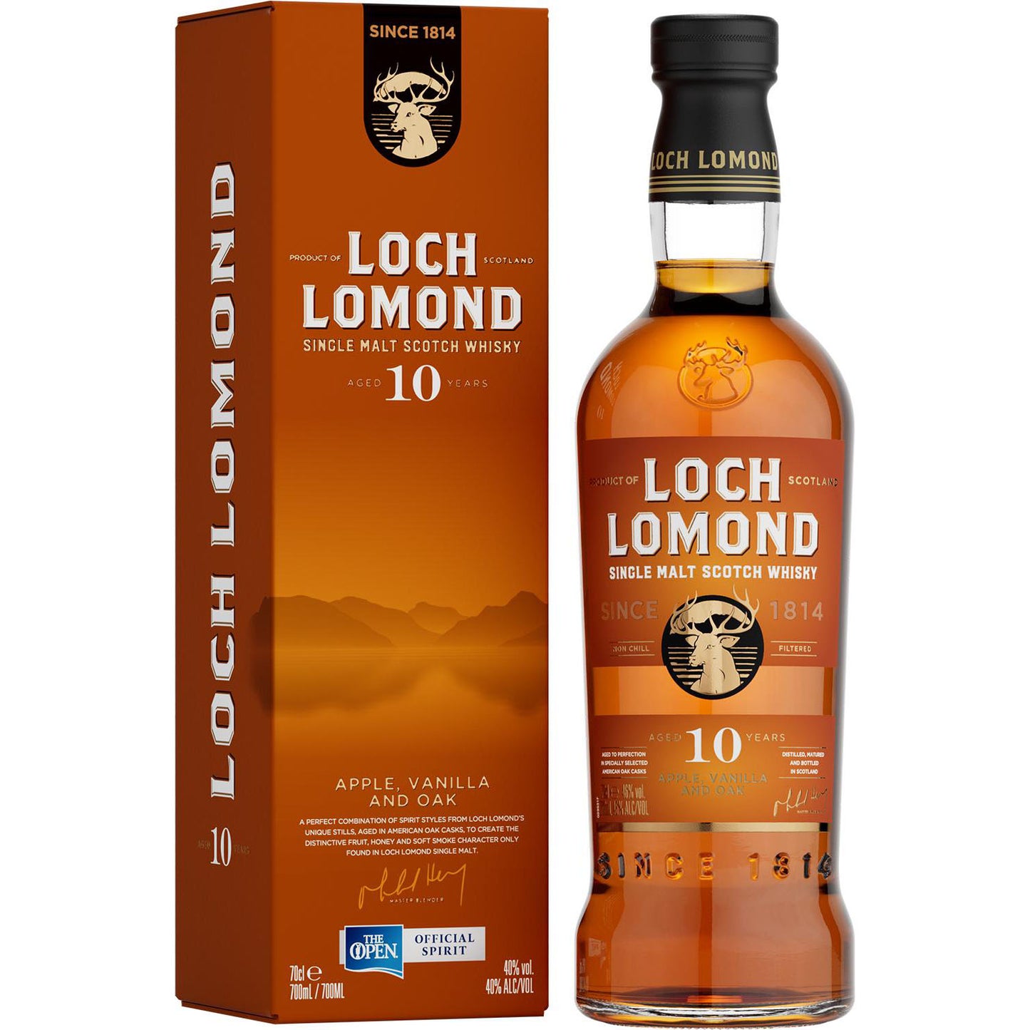 Loch Lomond 10 The Open 0,7L 40% New Kartonik