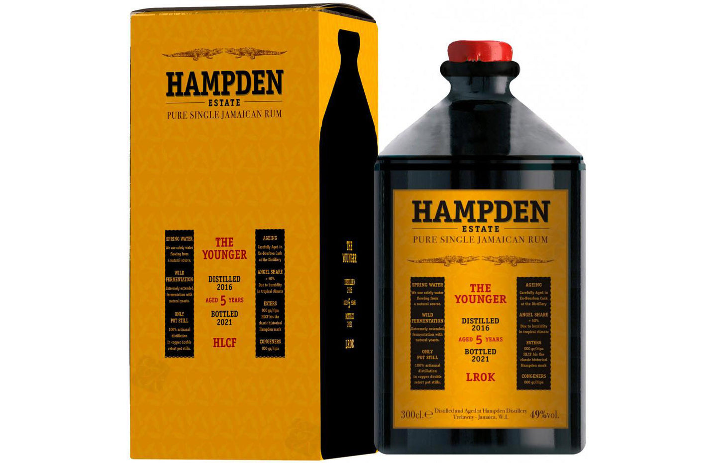 Hampden 2016 Lrok Younger Jamaican Rum 47% 3,0 L