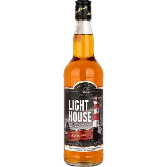 Lighthouse Blended Whisky Lightly Peated 0,7 Goły 40%