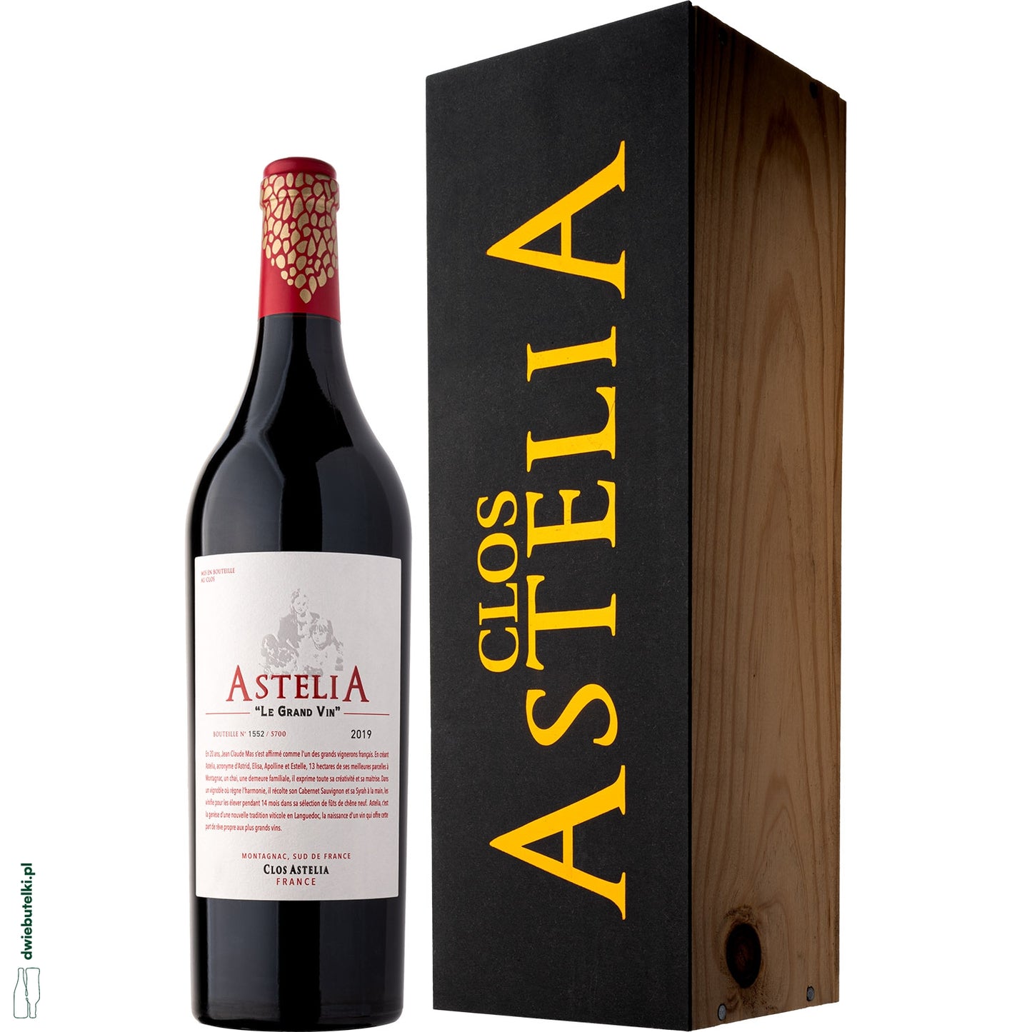 ASTELIA LE GRAND VIN ROUGE 0,75 2019 SKRZYNKA