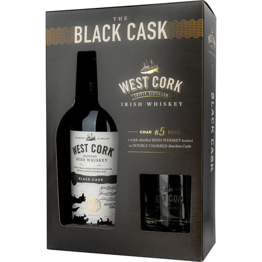 West Cork Black Cask 0,7L +Szklanka