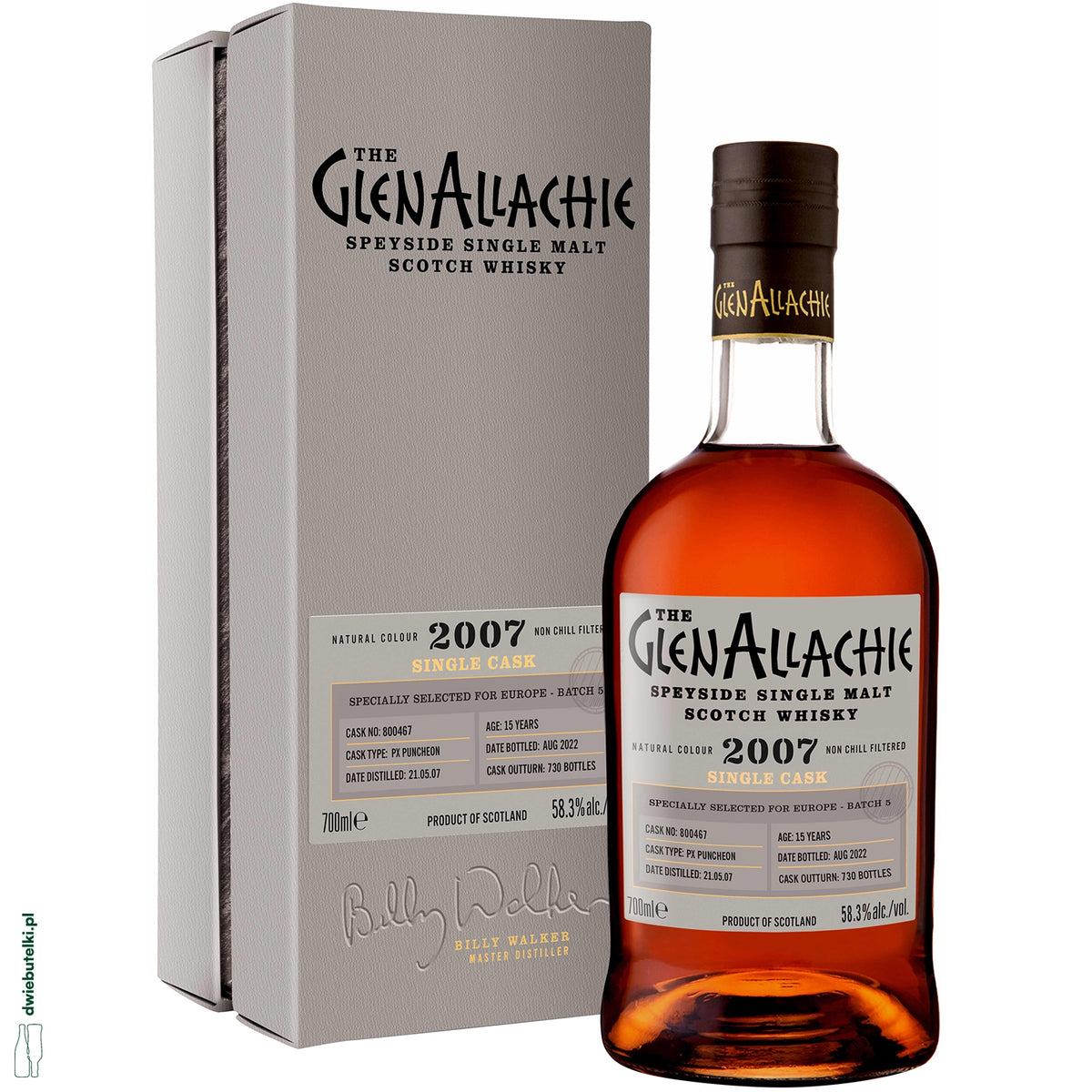 GLENALLACHIE 2007 58,3% CASK 800467 0,7L