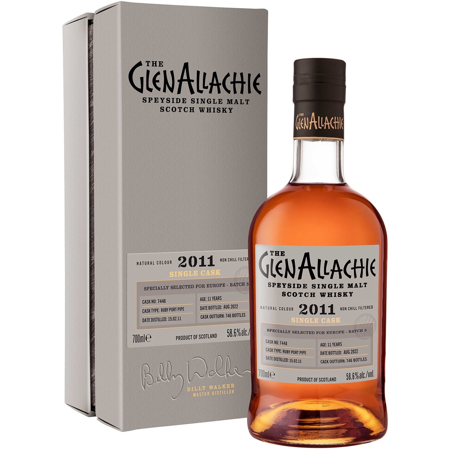 GLENALLACHIE 2011 58,6% CASK 7448 0,7L