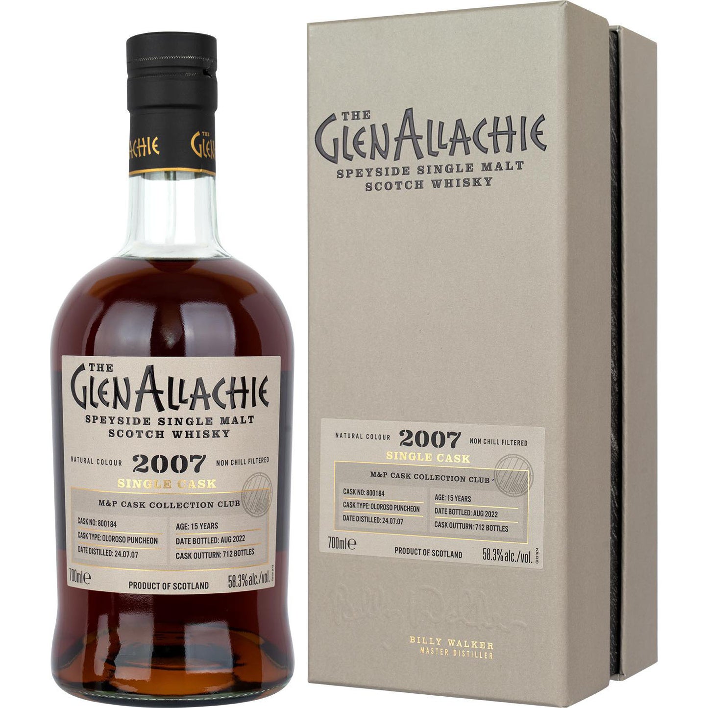 Glenallachie 2007 58,3% M&P Cask 800184 0,7L