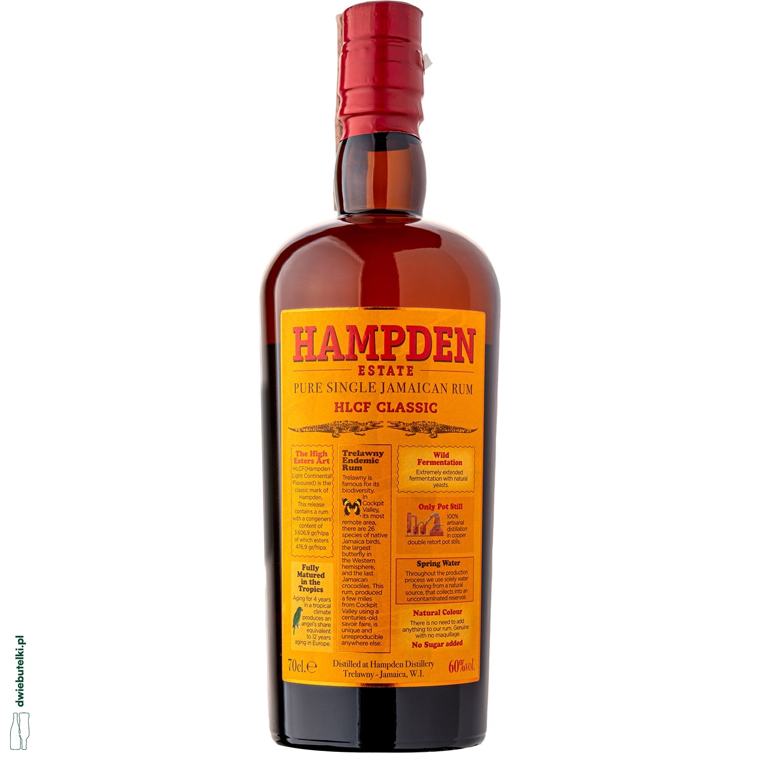 HAMPDEN EST HLCF CLASSIC JAMAICAN RUM 60% 0,7