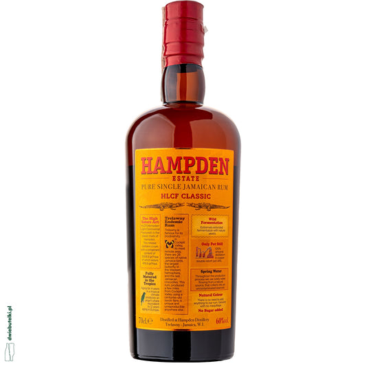 HAMPDEN EST HLCF CLASSIC JAMAICAN RUM 60% 0,7