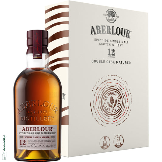 ABERLOUR 12YO + SZKLANKI KARTONIK