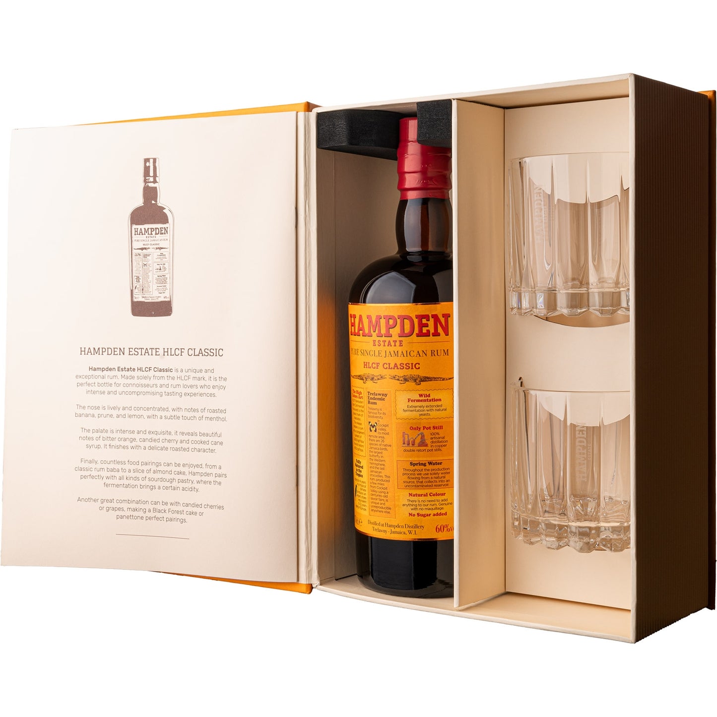 HAMPDEN HLCF CLASSIC RUM 60% 0,7 + SZKLANKI