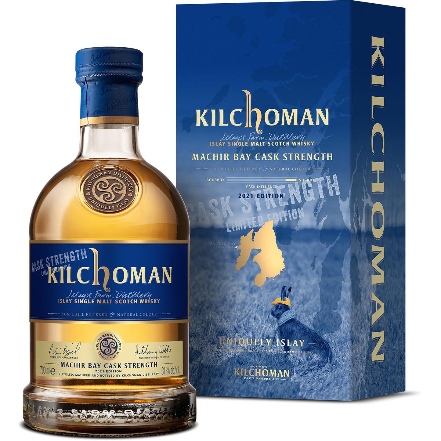 Kilchoman Machir Bay Cask Strength 0,7 58,3% Kartonik