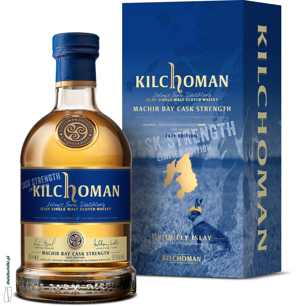 KILCHOMAN MACHIR BAY CASK STRENGHT 0,7