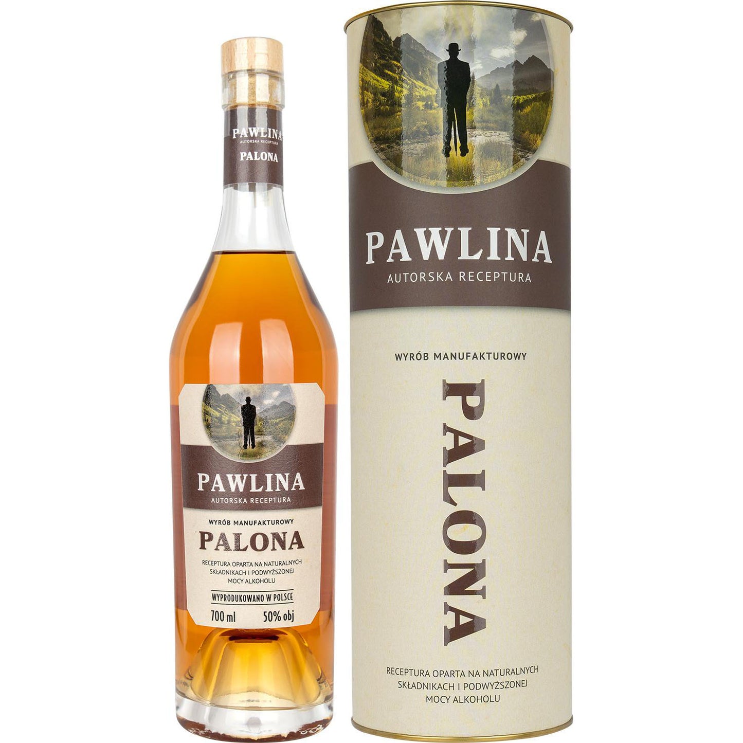 Pawlina Wódka Smakowa Palona 0,7 50% Tuba New 2023